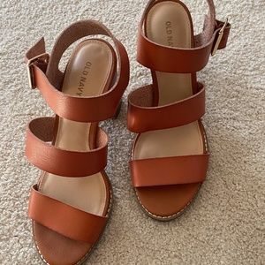 Brown Strappy Heals